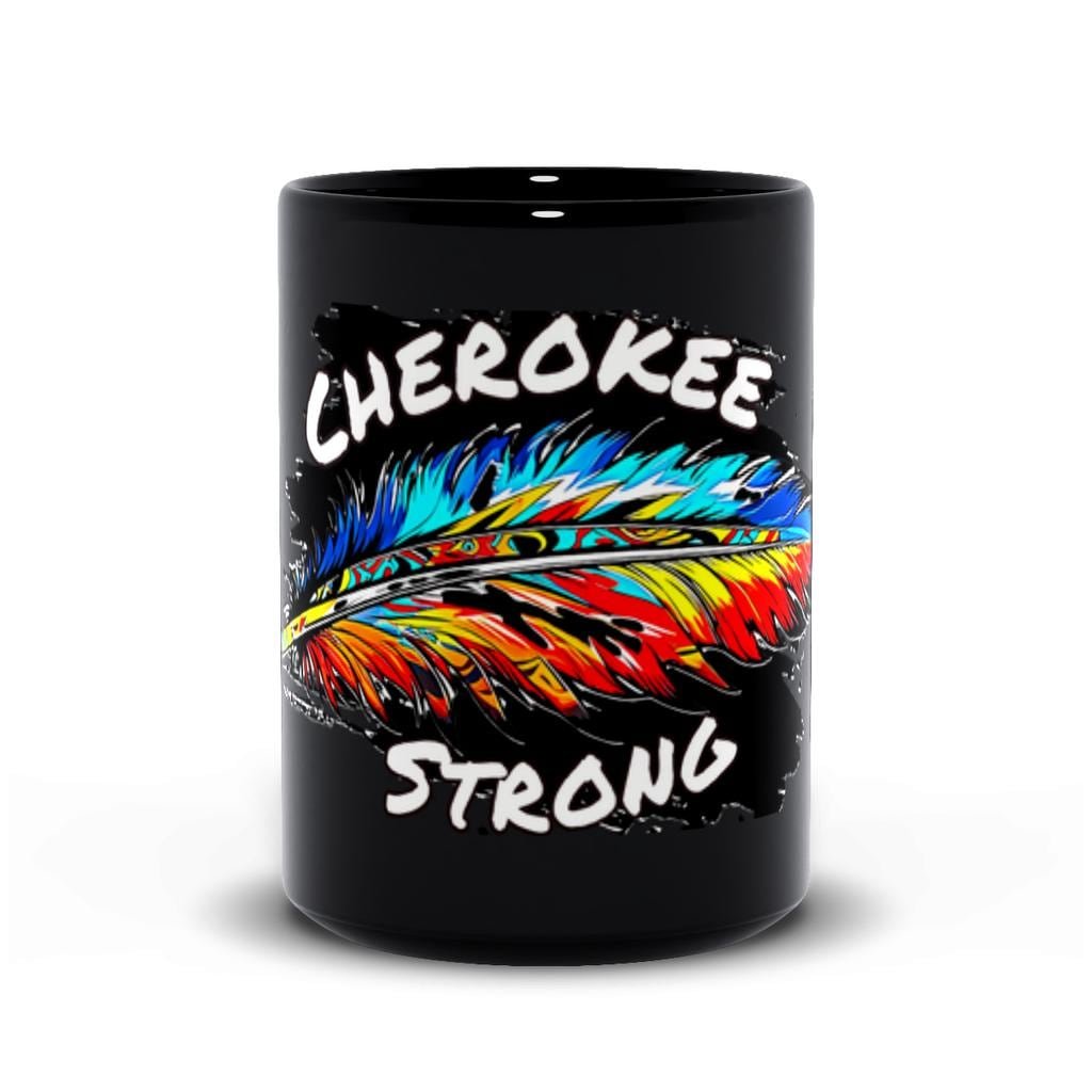 Cherokee Strong Feather Ceramic Mug: Choose Your Tribe - Image 6