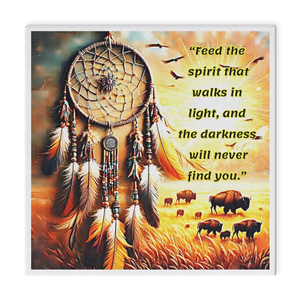 Dreamcatcher With Bison Canvas Wraps - Image 7