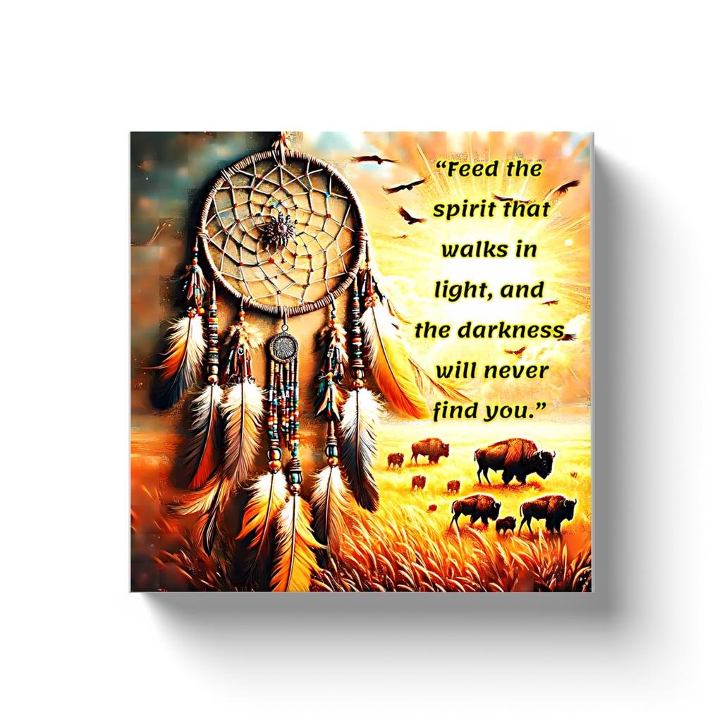 Dreamcatcher With Bison Canvas Wraps - Image 6